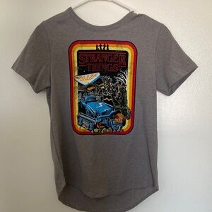 Netflix Stranger Things Gray Graphic Tee